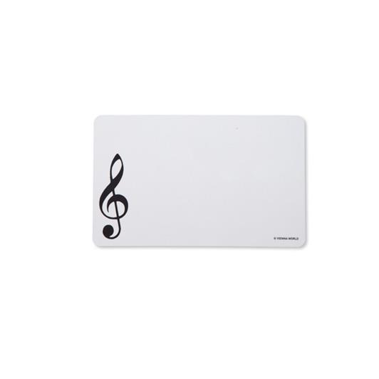 Cutting board G-clef white(23,3 x 14,3 cm, melamine)