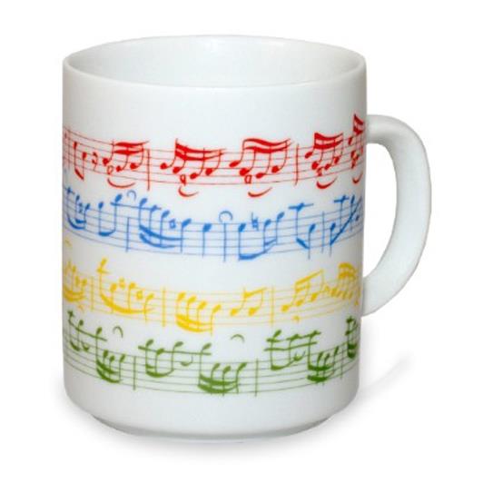 Mug Sheet music coloured