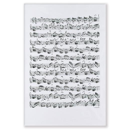 Tea towel Sheet music