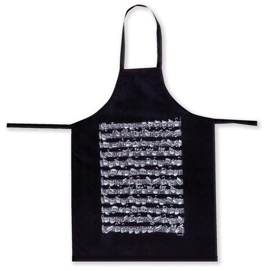 Apron Sheet music black(black)