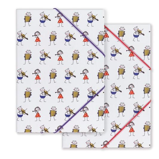 File with elastic band Little Phils A4+(A4)