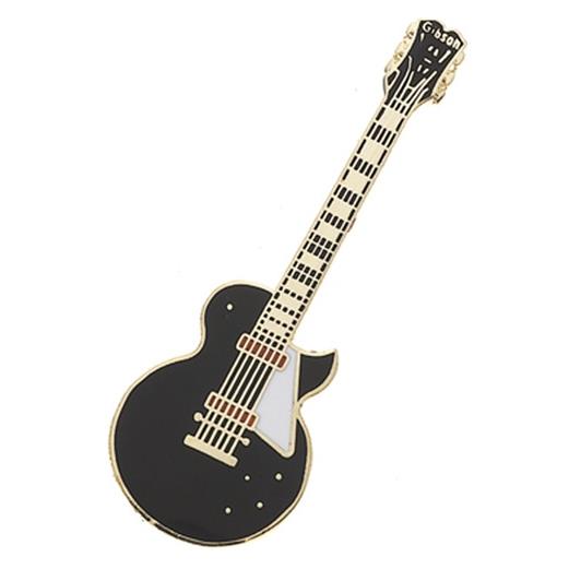 Pin E-Guitar black(3,9 x 1,4 cm)