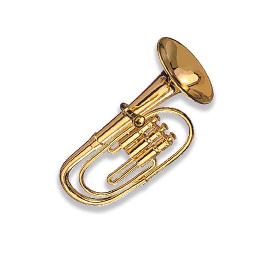 Miniature pin Tuba
