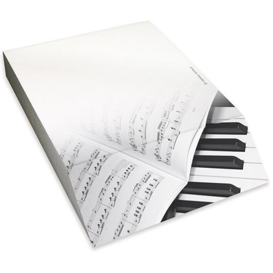 Relief pad Keyboard/Sheet music(170 sheets, 9,8 x 13,3 cm)