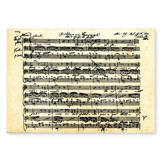 Ansichtkaart Schubert - Gretchen am Spinnrad