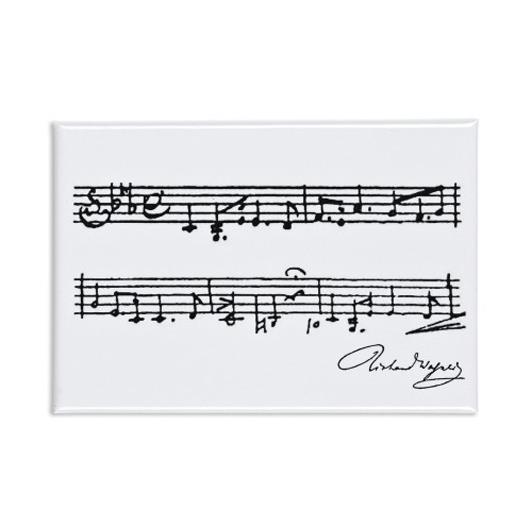 Magnet Wagner white(7,8 x 5,3 cm)