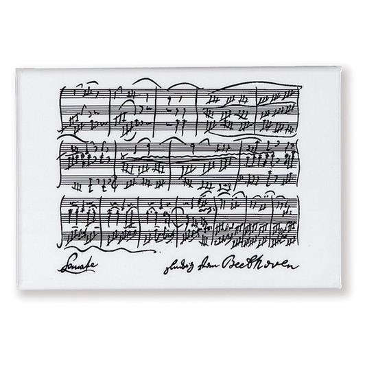 Magnet Beethoven white