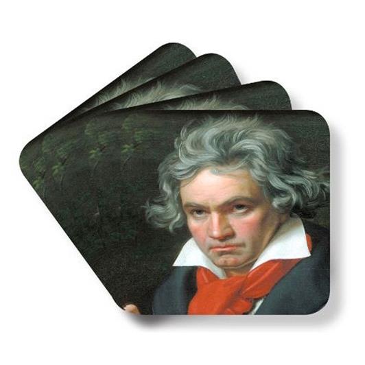 Coasters Beethoven Portrait (4 pcs)