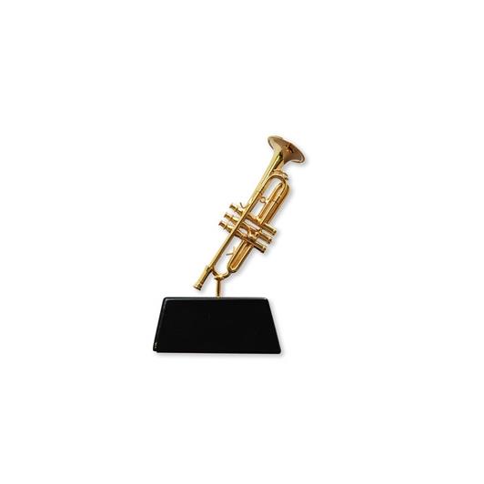 Miniature Trumpet on stand