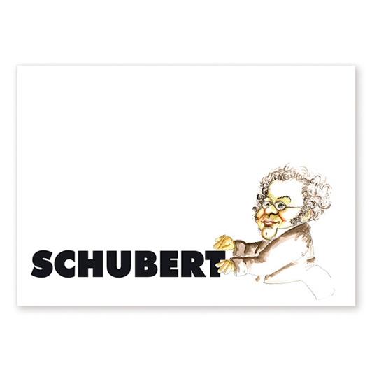 Ansichtkaart Schubert Caricature (10 pcs)