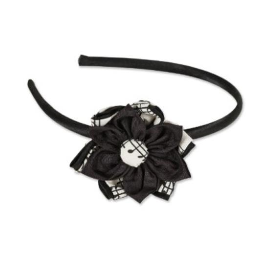 Hair circlet Musicflower/Pearl(flower diameter 6 cm)
