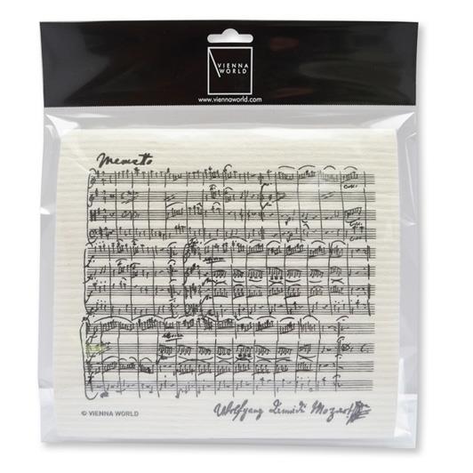 Sponge cloth Sheet music Mozart (2 pcs)