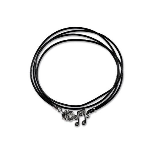 Leather bracelet Note(length 46,5 cm)