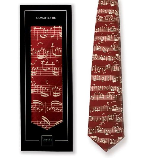 Tie Sheet music red(Red)