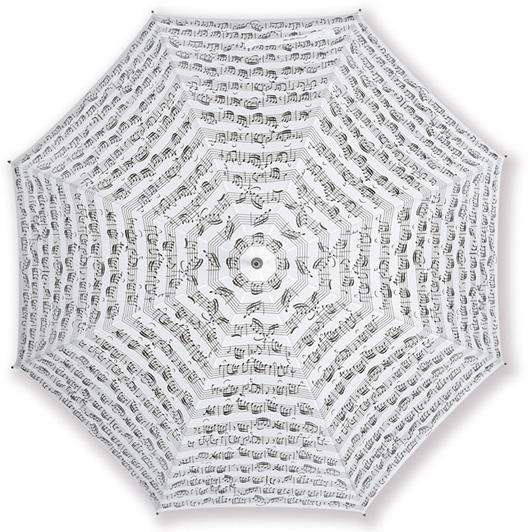 Umbrella Sheet music white(White, Polyester, 86 cm)
