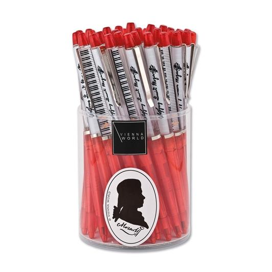 Ballpoint pen box Mozart (36 pcs)(red (36 pieces per package))