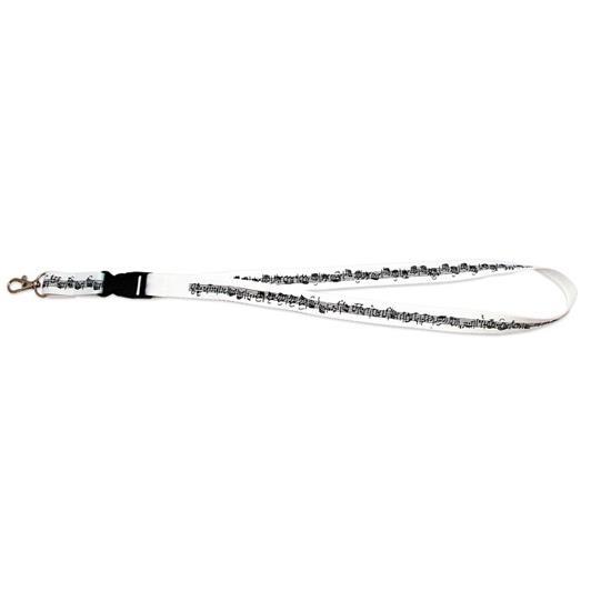 Lanyard Line of notes white