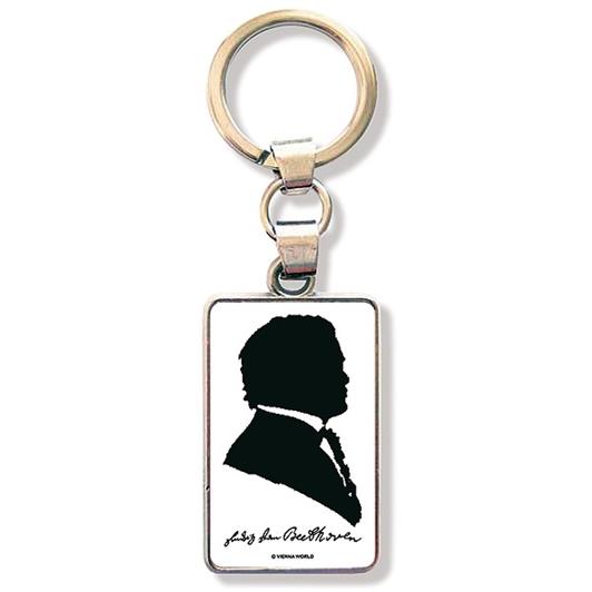 Sleutelhanger Beethoven Silhouette (3 x 4,5 cm)