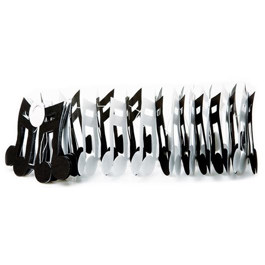 Garland Notes b/w(Height: 15cm-Length: 2-3m)