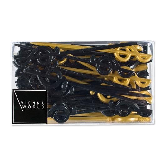 Box Party sticks G-clef (50 pcs)(50 pcs, 8 cm)