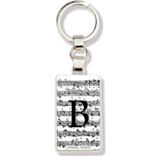 Sleutelhanger Letter B (Wit)