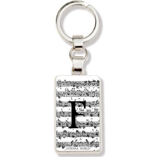 Sleutelhanger Letter F (Wit)