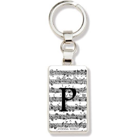 Sleutelhanger Letter P (Wit)