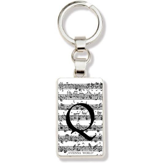 Sleutelhanger Letter Q (Wit)