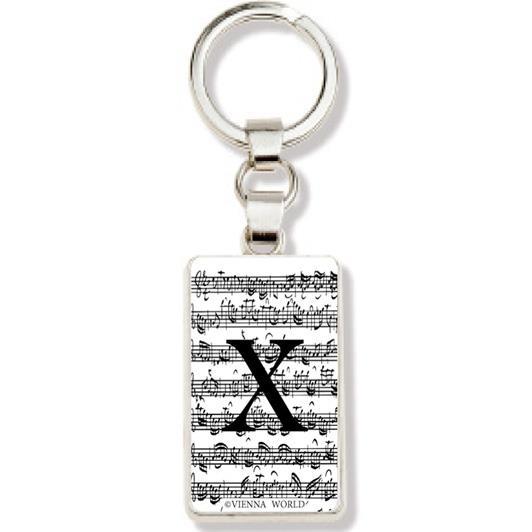 Sleutelhanger Letter X (Wit)