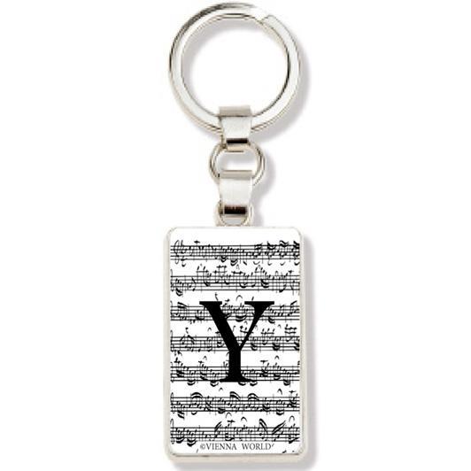 Sleutelhanger Letter Y (Wit)
