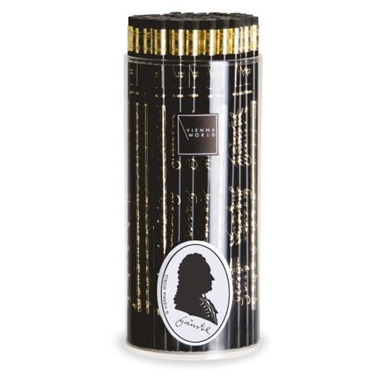 Potloden met Afbeelding Componis Händel black (72 pcs)
