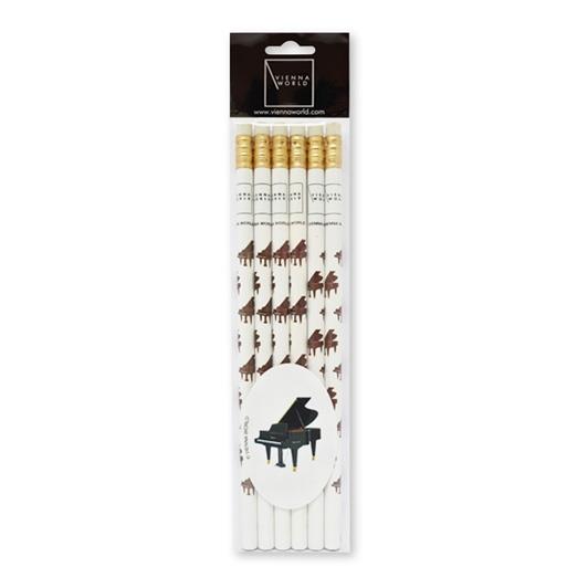 Potloden Set Afbeelding Piano (6 stuks)