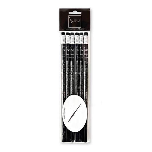 Pencil set Flute (6 pcs)(6 pencils per set)