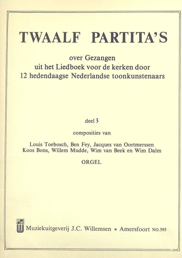 Partitas(12) 3 Over Gezangen Uit Liedboek 