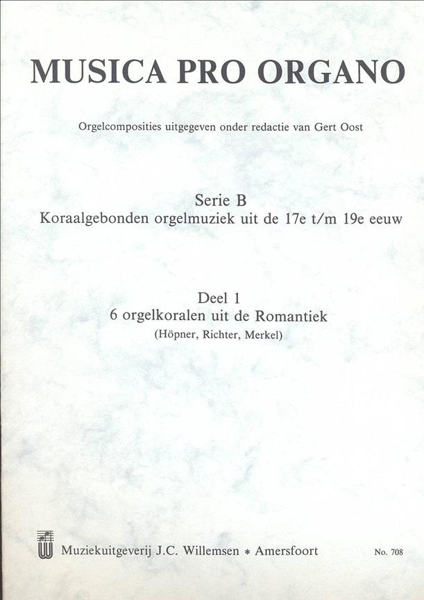 Musica Pro Organo Serie B Koraalgebonden Orgelmuziek 17E