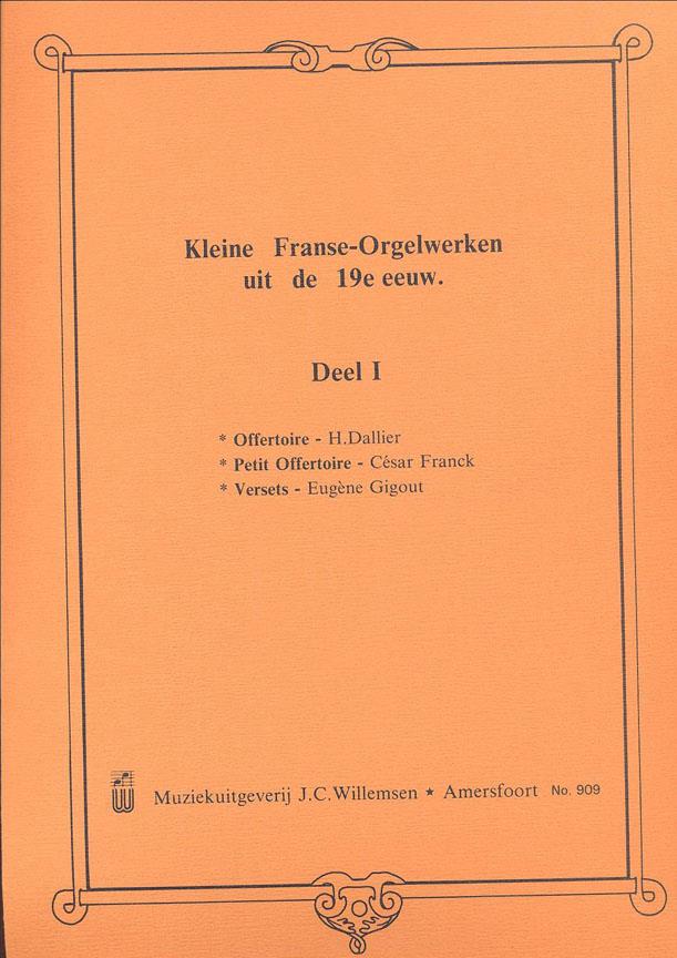 Kleine Franse Orgelwerken 1 Uit 19E Eeuw