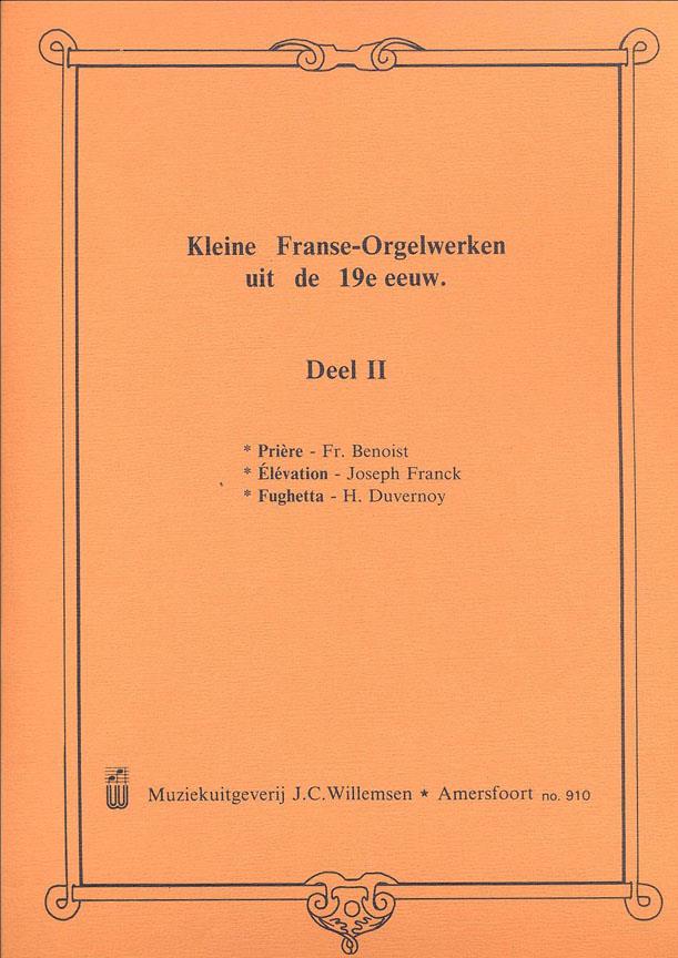 Kleine Franse Orgelwerken 2 Uit 19E Eeuw