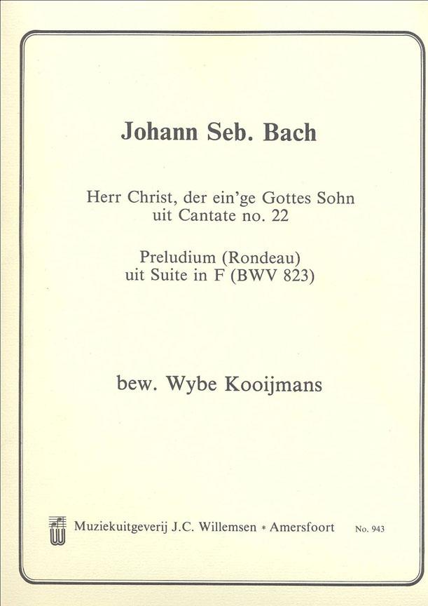 Bach: Herr Christ Der Einige Gottes Sohn Preludium (Kooijmans)