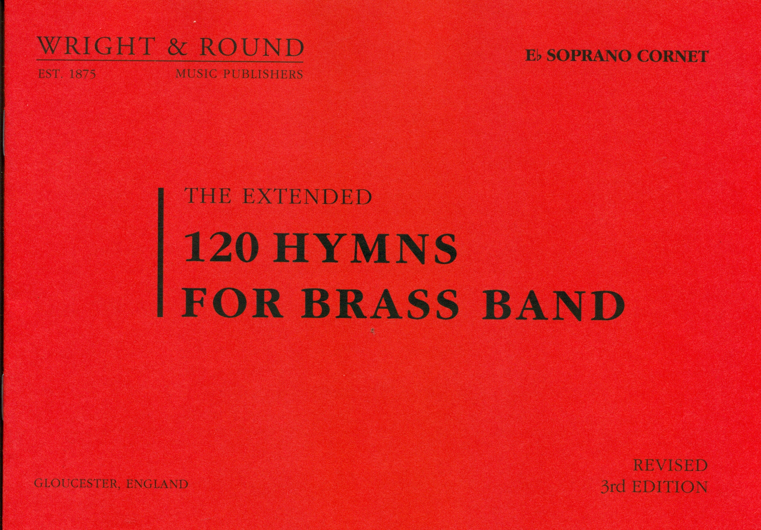 The Extended 120 Hymns for Brass Band -Eb Cornet