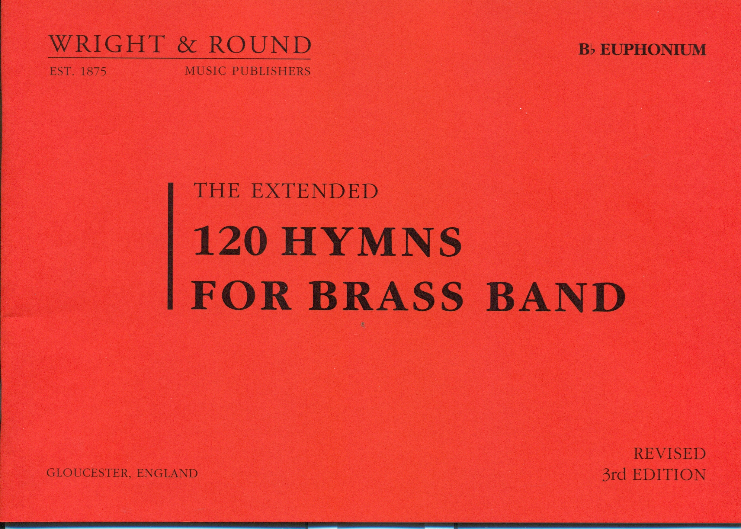 The Extended 120 Hymns for Brass Band Bb Euphonium (TC)