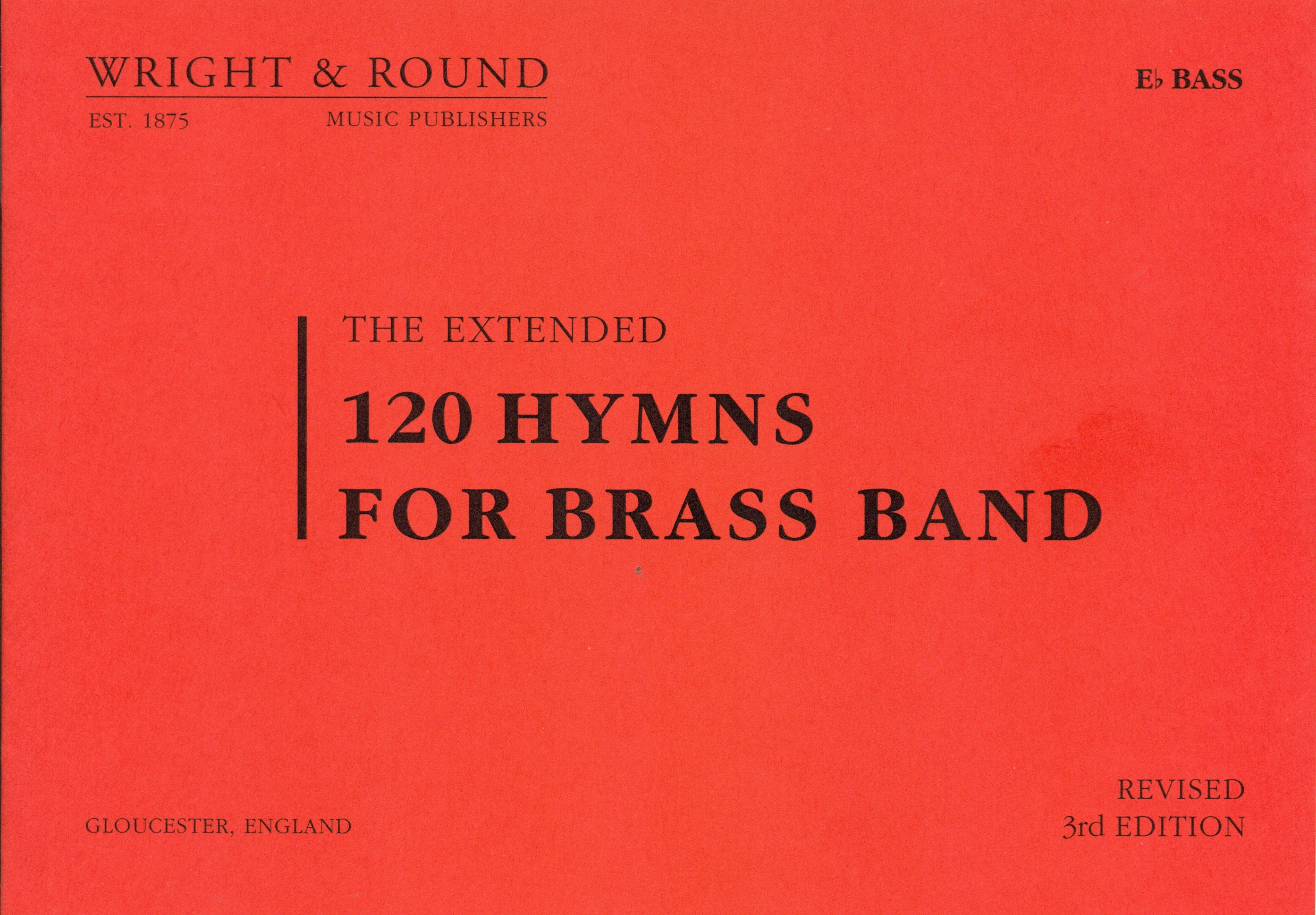 The Extended 120 Hymns for Brass Band Eb Bass (Vioolsleutel)