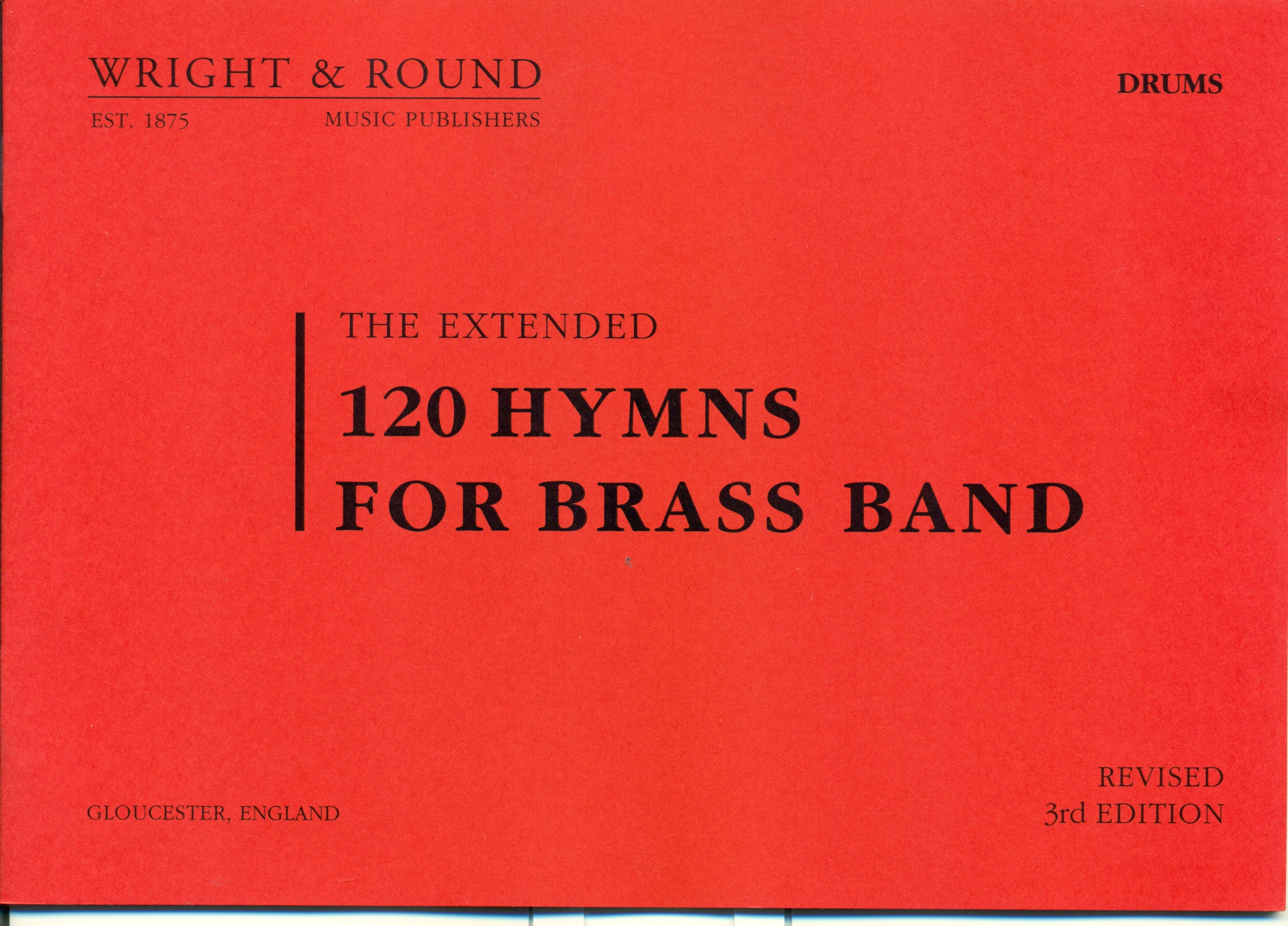 The Extended 120 Hymns for Brass Band- Perc/Drums
