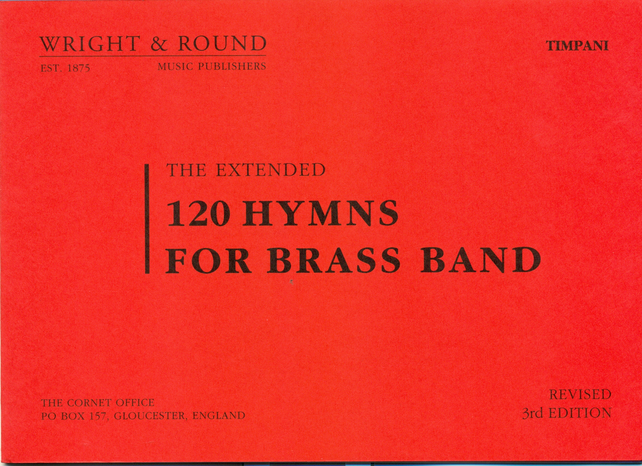 The Extended 120 Hymns for Brass Band – Timpani