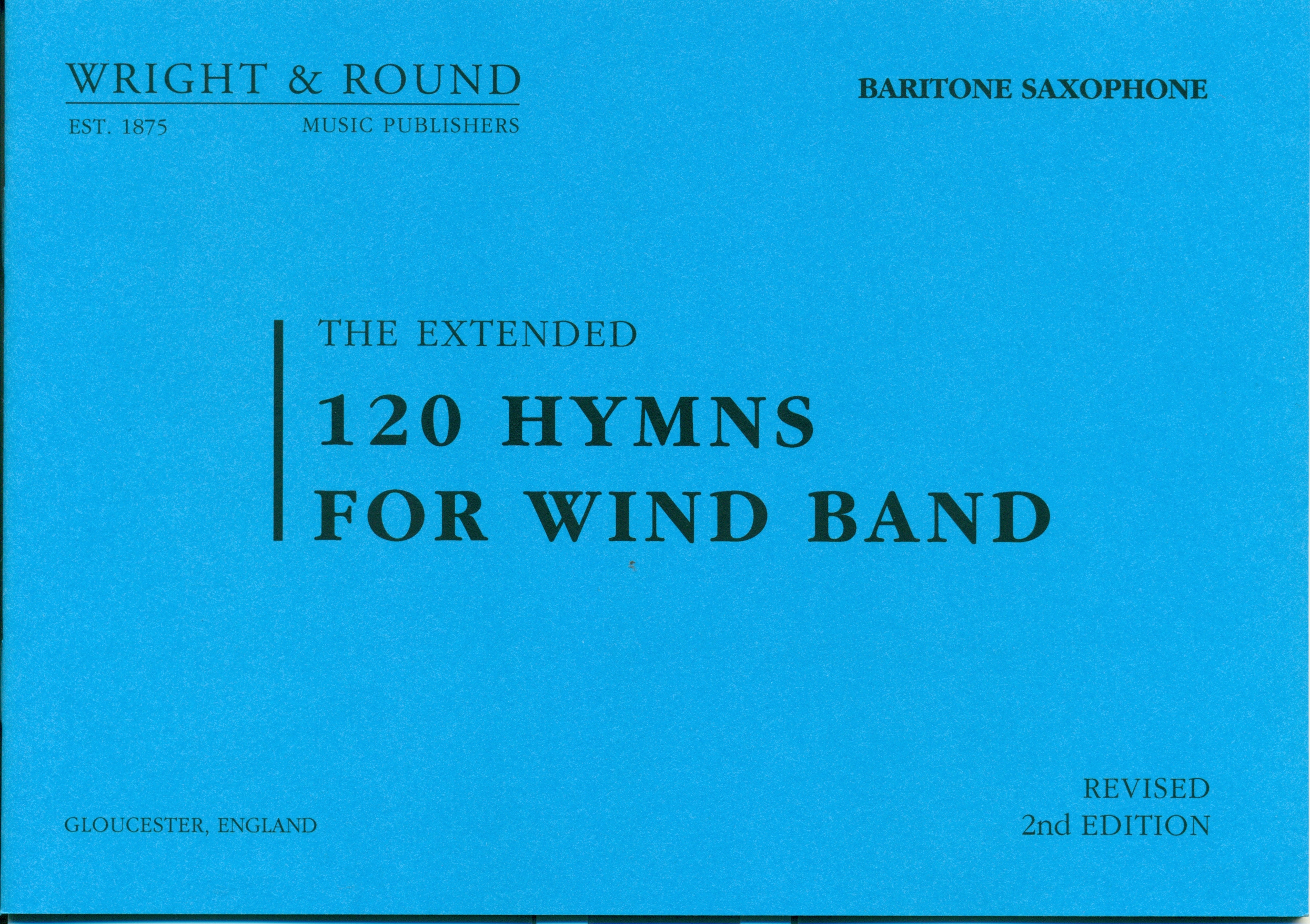 The Extended 120 Hymns for Wind Band – Baritonsaxofoon