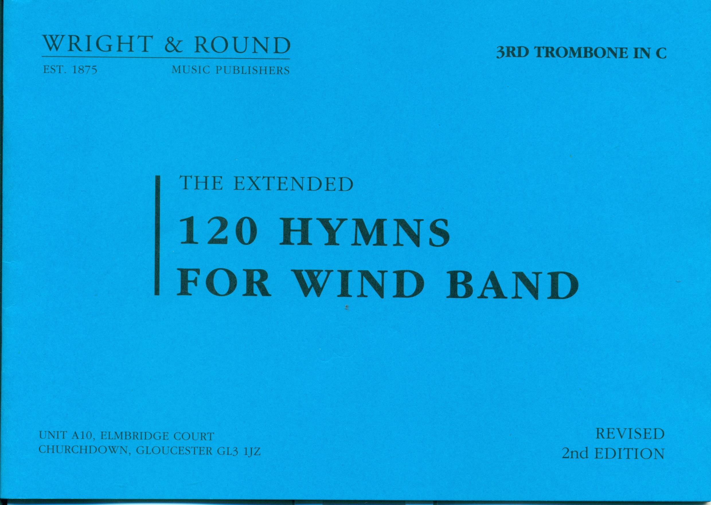 The Extended 120 Hymns for Wind Band Bass Trombone