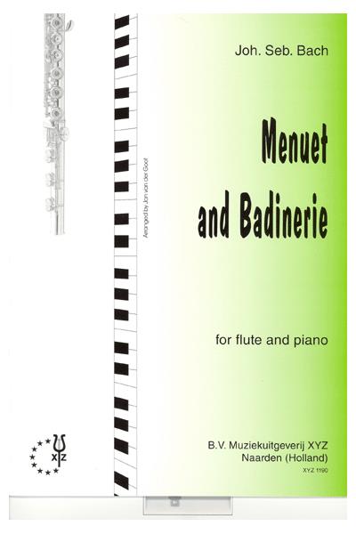 Johann Sebastian Bach: Menuet And Badinerie (Fluit, Piano)