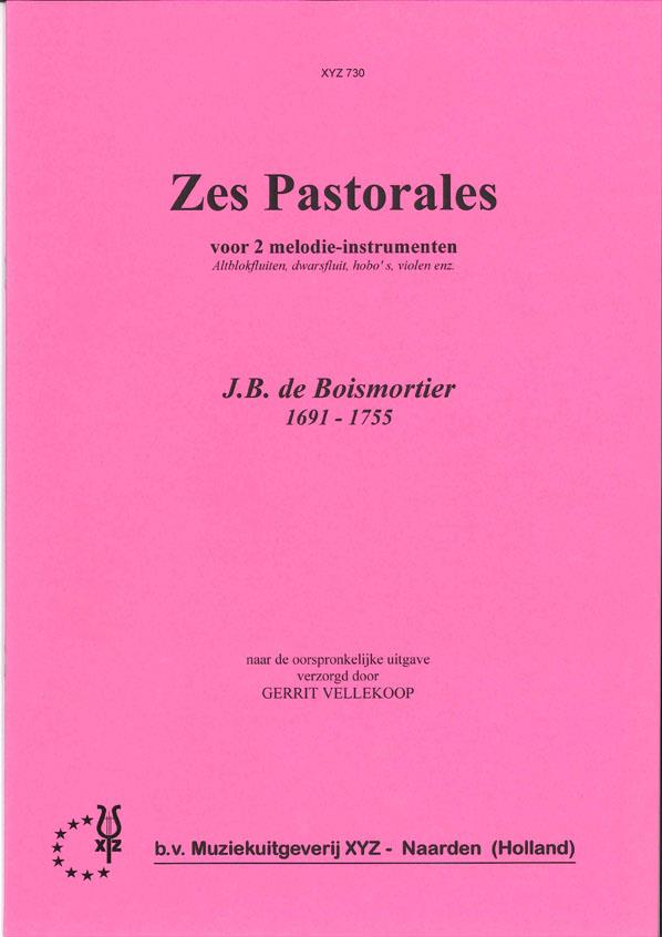 Boismortier: Zes Pastorales 2Mel.Instr.