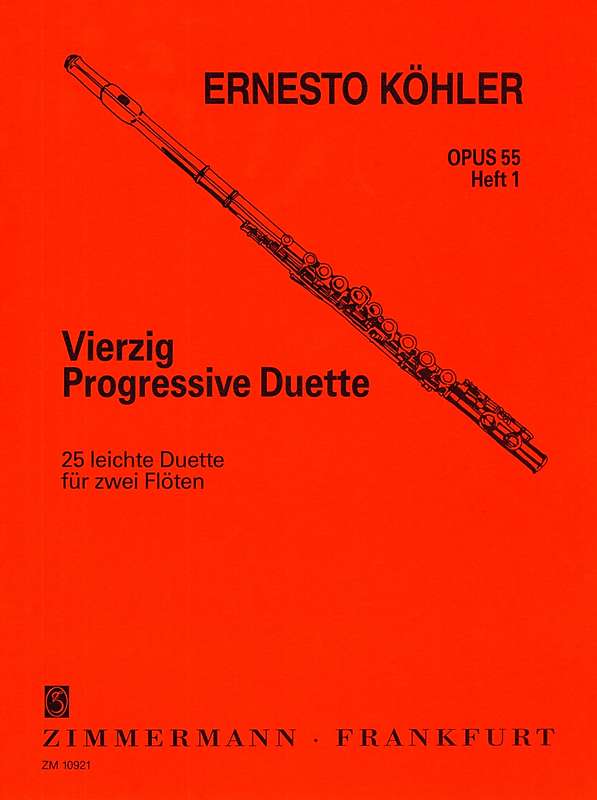 Köhler: Vierzig progressive Duette, Heft 1 op. 55