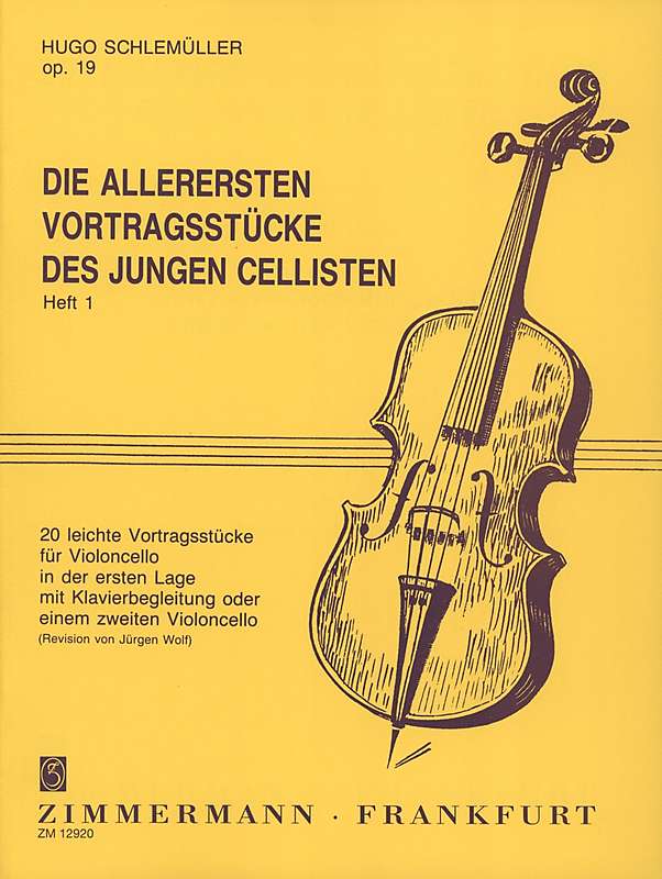 Hugo Schlemueller: Allererste Vortragstucke Heft 1 Op. 19