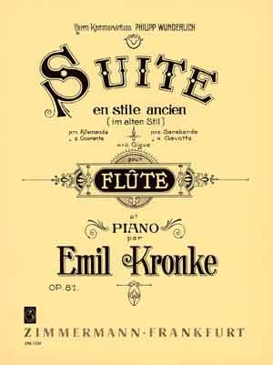 Emil Kronke: Suite Im Alten Still Op.81